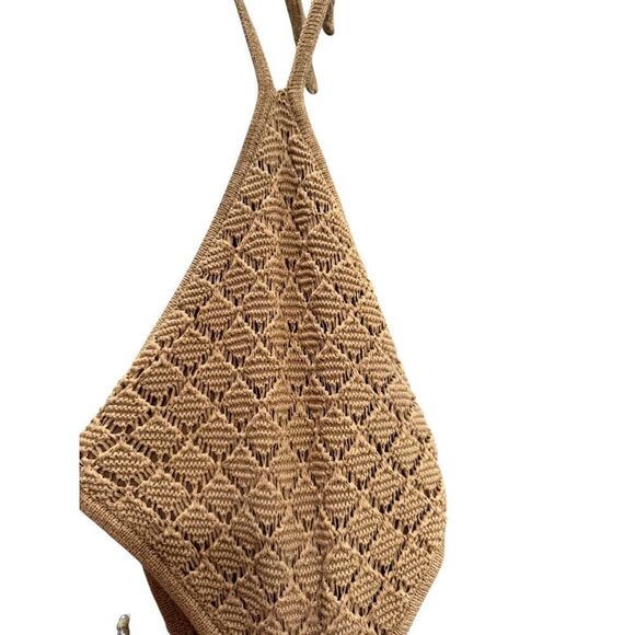 Bananhot Diamond Beige Dress - Size M - New - Picture 3 of 6